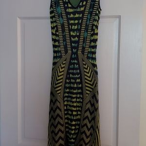 BCBGMAXAZRIA Arista jacquard sweater dress